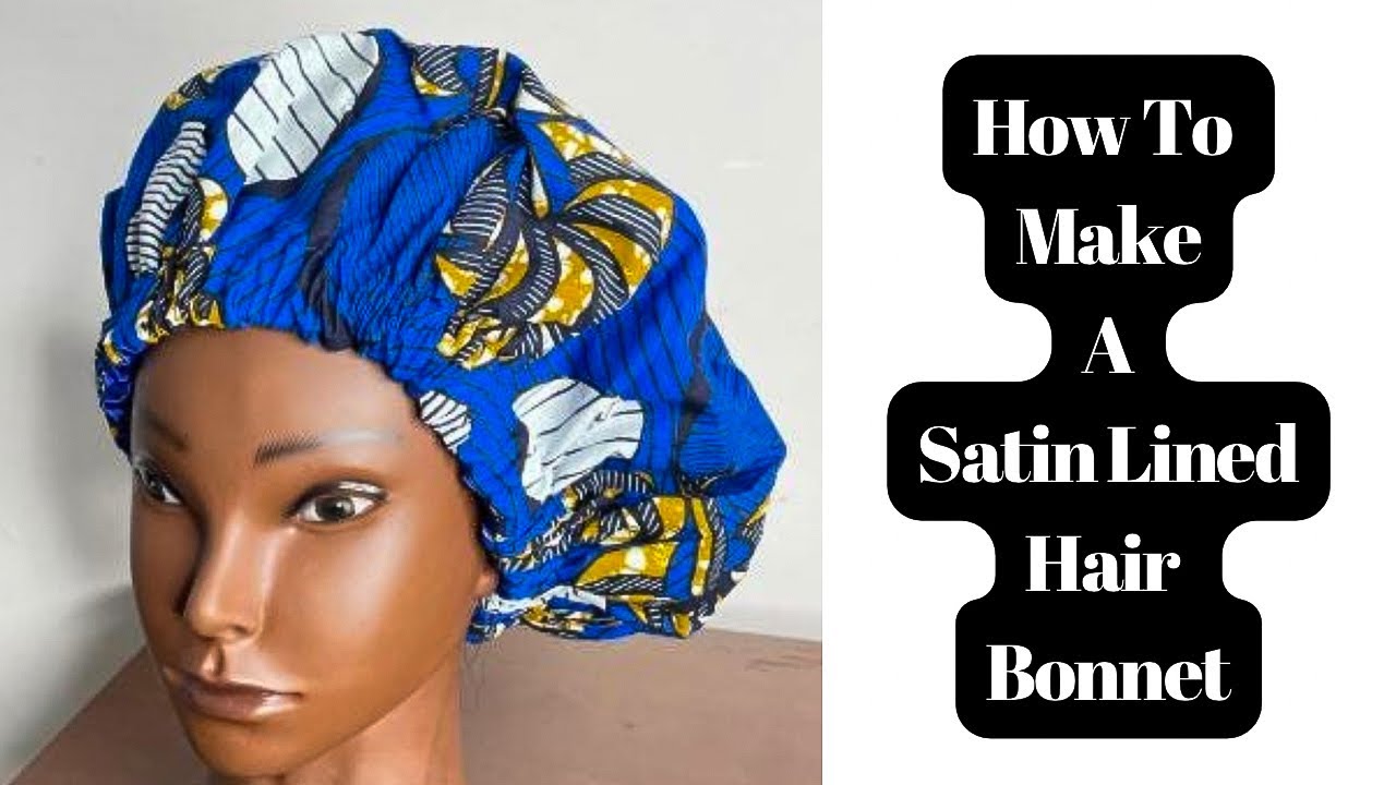 How To Make A Hair Bonnet  | DIY Reversible Hair Bonnet  | Christmas Gift ideas  | Beginner Friendly