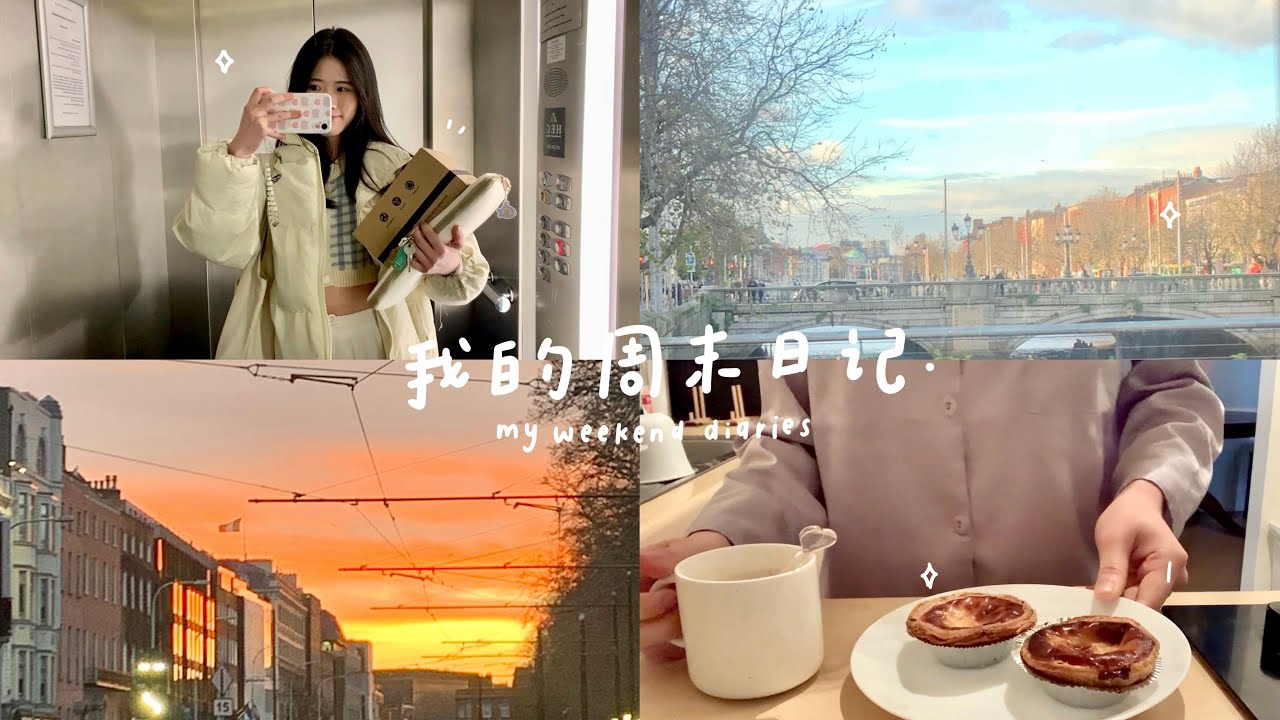 𝐯𝐥𝐨𝐠 𝟔𝟑｜学习&打工日记📚✨ Black Friday战利品🛒🛍️ / End of semester 1【爱尔兰留学】
