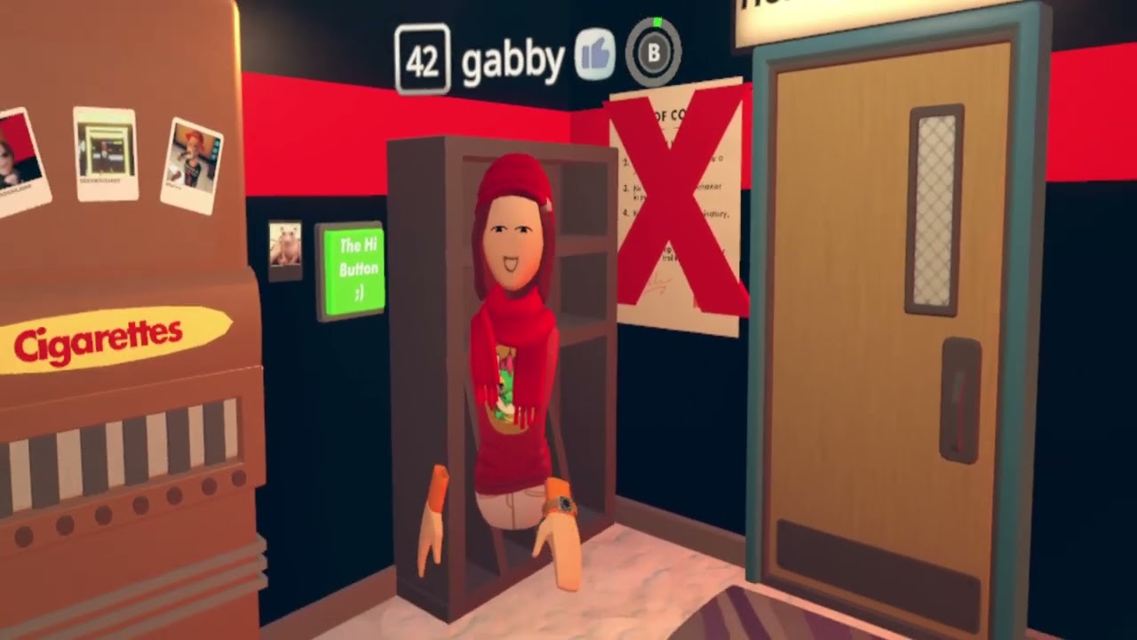 The old man shows gabby his dorm room