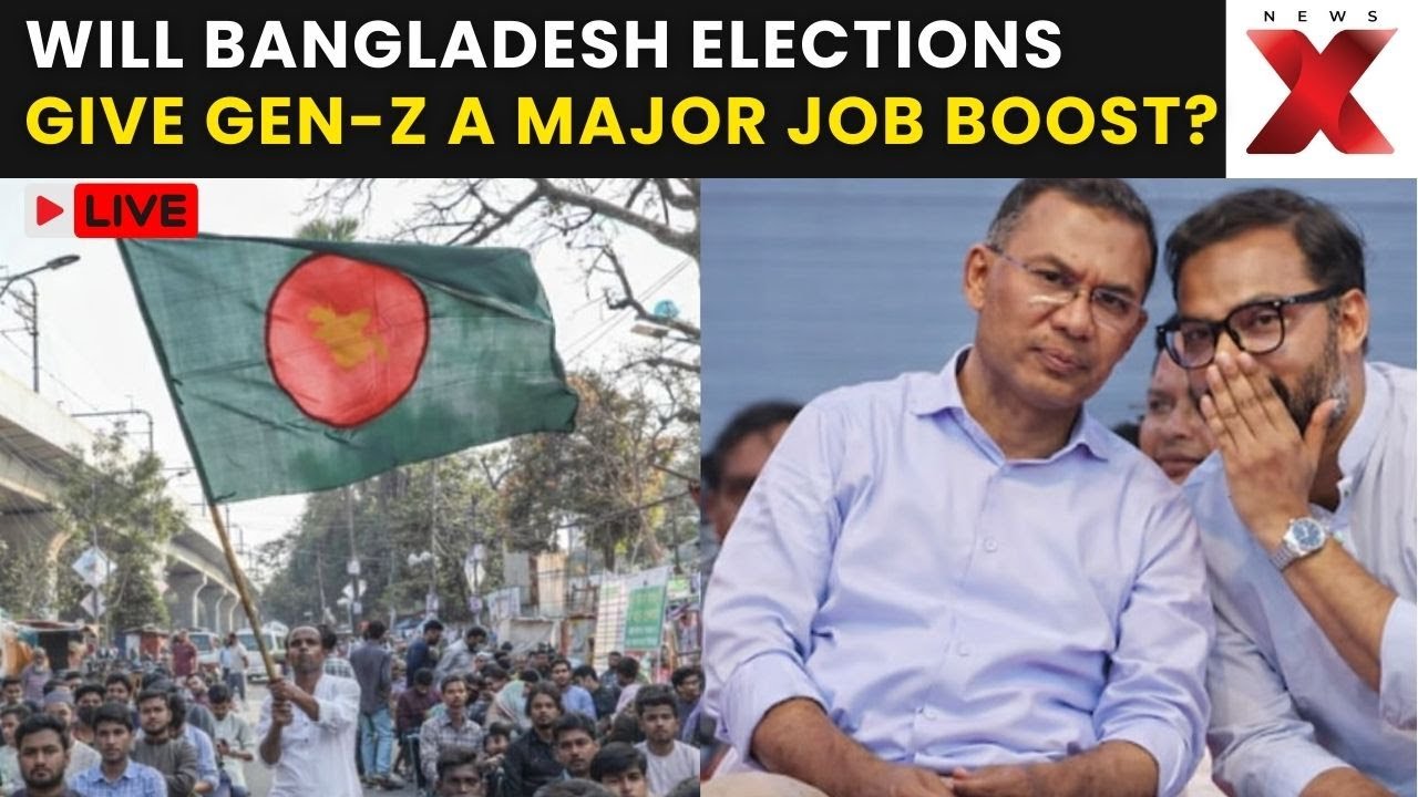Bangladesh Youth Job Demands LIVE: Gen-Z Pushes for Jobs and Change Ahead of Elections | NewsX