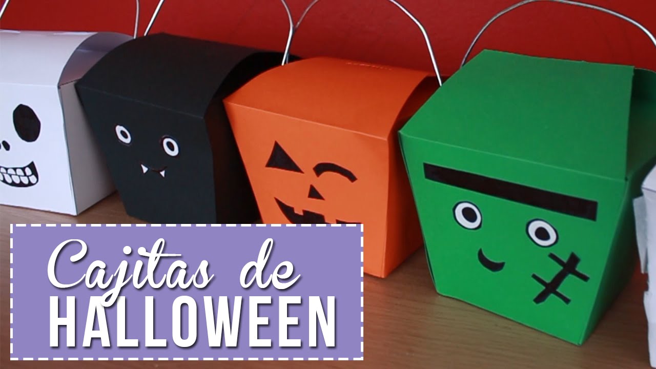 Cajitas/Dulceros para Halloween! - Sonia Alicia