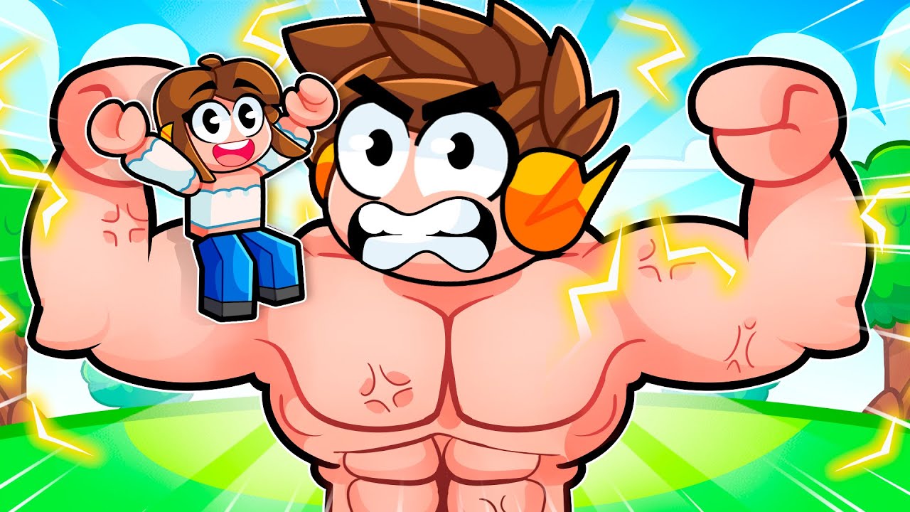 Gastei R$100.000 pra ser o MAIS FORTE no Roblox!