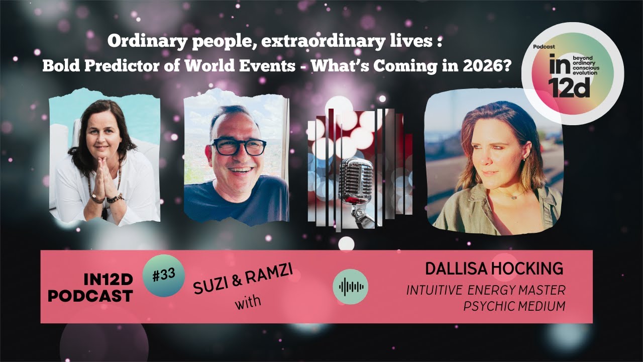 in12d podcast S:04 E:33 Bold Predictor of World Events with Dallisa Hocking