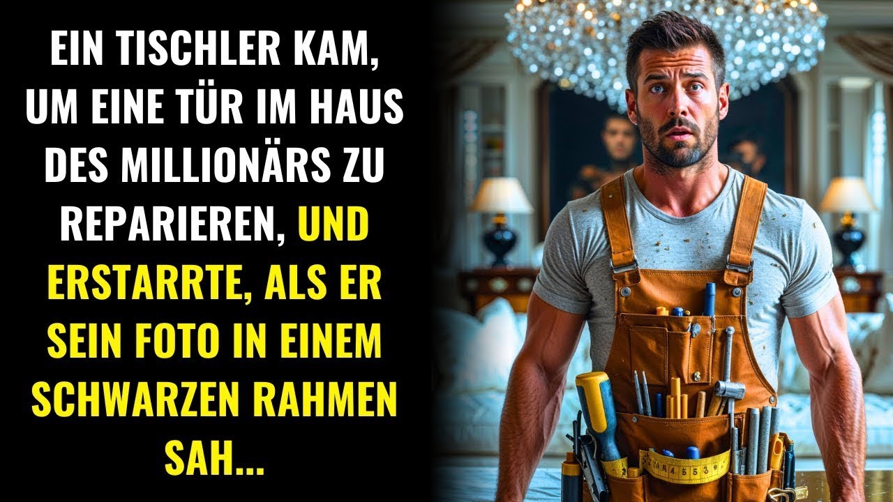 EIN TISCHLER KAM, UM EINE TÜR IM HAUS DES MILLIONÄRS ZU REPARIEREN, UND ERSTARRTE, ALS ER SEIN...
