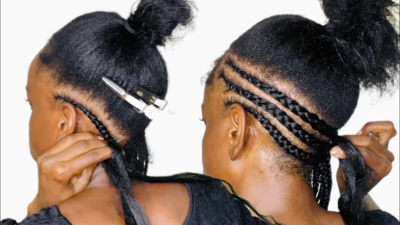 How to : Create Lemonade Braid on yourself like a PRO/ Beginner friendly #braids #protectivestyle