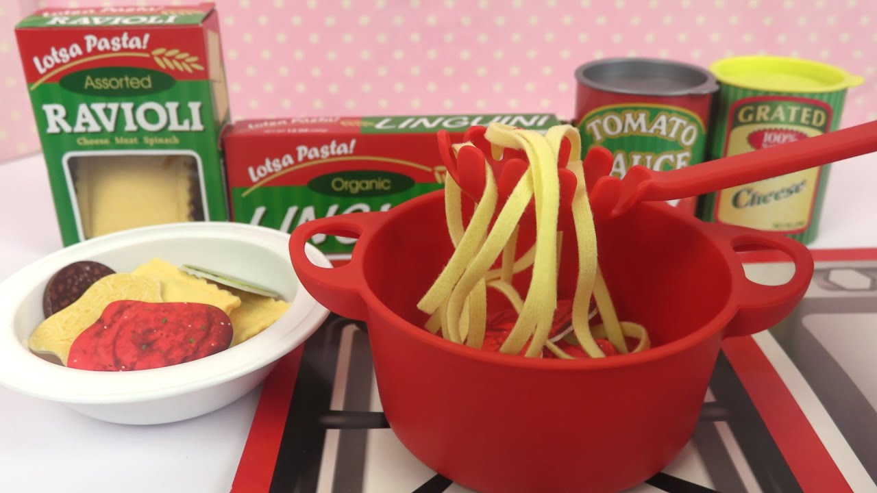 Jeu d'Imitation Cuisiner des Pâtes Italiennes Spaghetti
