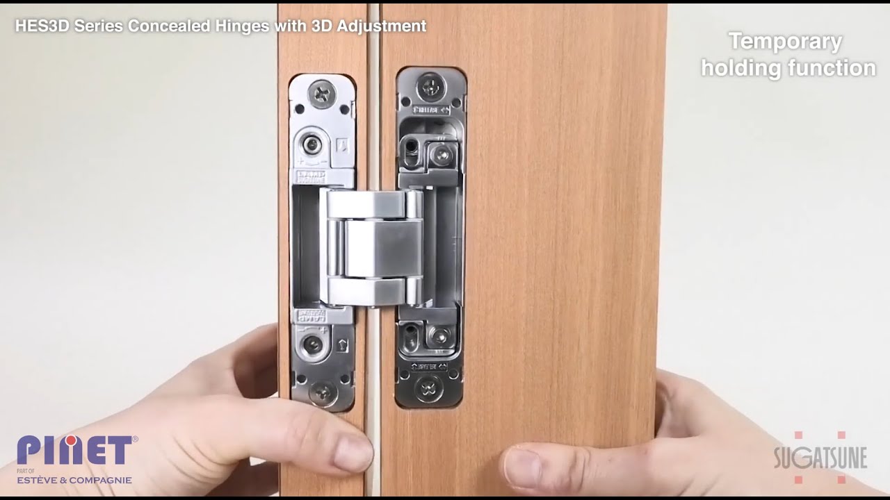 3-way adjustable concealed hinge