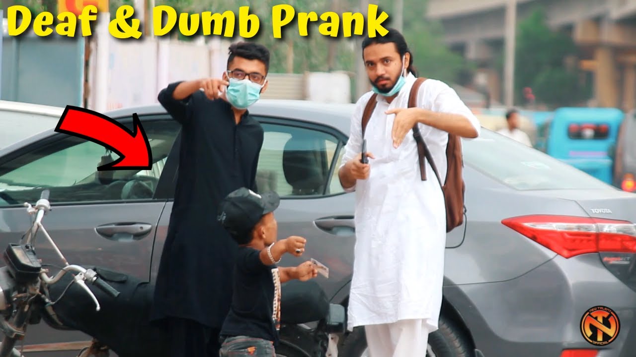 DEAF & DUMB Prank - Funny Reactions - New Talent Pranks 2021