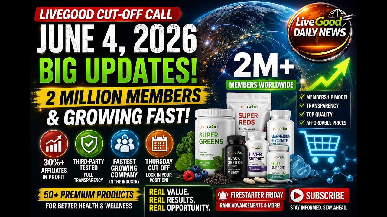 🌎 LiveGood's Next Phase? Ben Glinsky Discusses 50M+ Member Vision | Cut-Off Call Recap