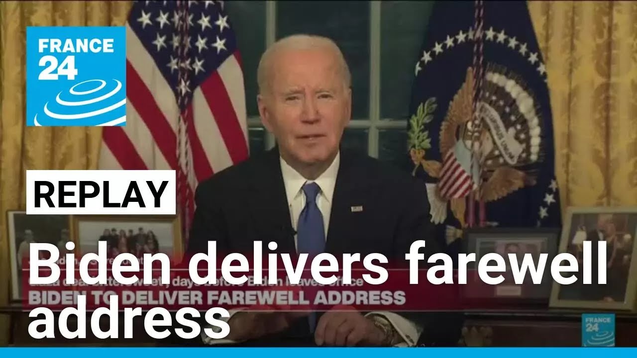 REPLAY: Joe Biden delivers farewell address &bull; FRANCE 24 English