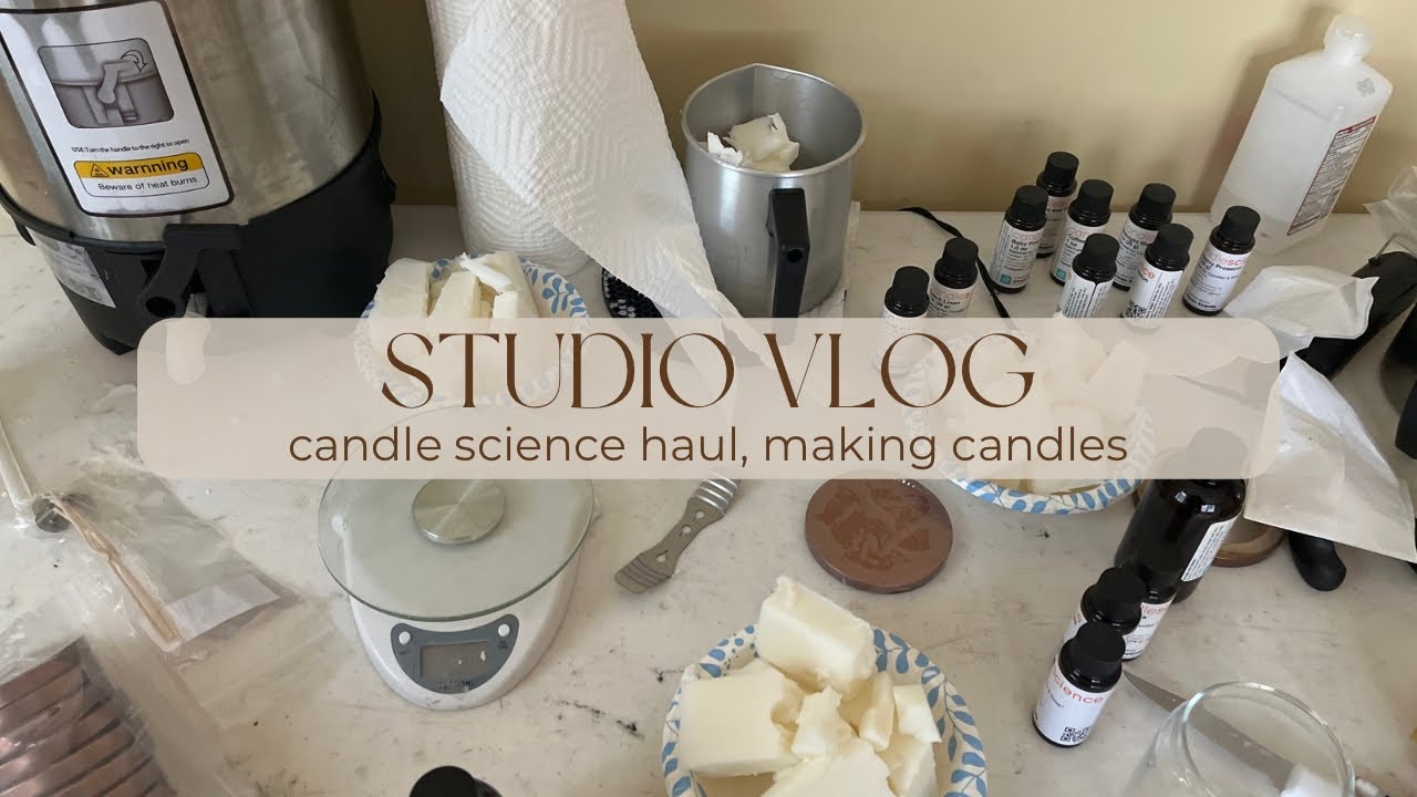 New Candle Studio Setup, Candle Science Fragrance Haul, Batch Making Candles For My New Launch