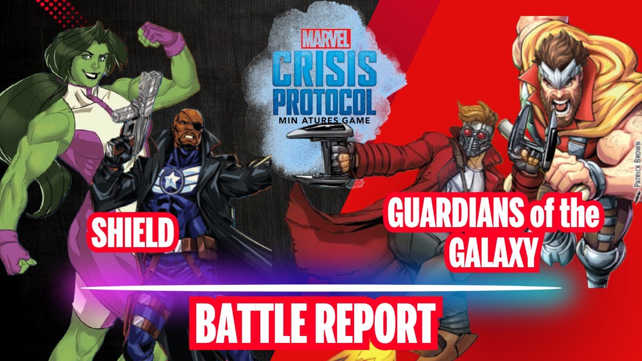 Marvel Crisis Protocol Batrep Shield против Стражей Галактики S05E42