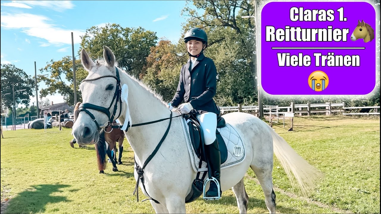 Claras 1. Reitturnier auf ihrem Pony 😍 Aufregender Tag auf Ponyhof | Mamiseelen