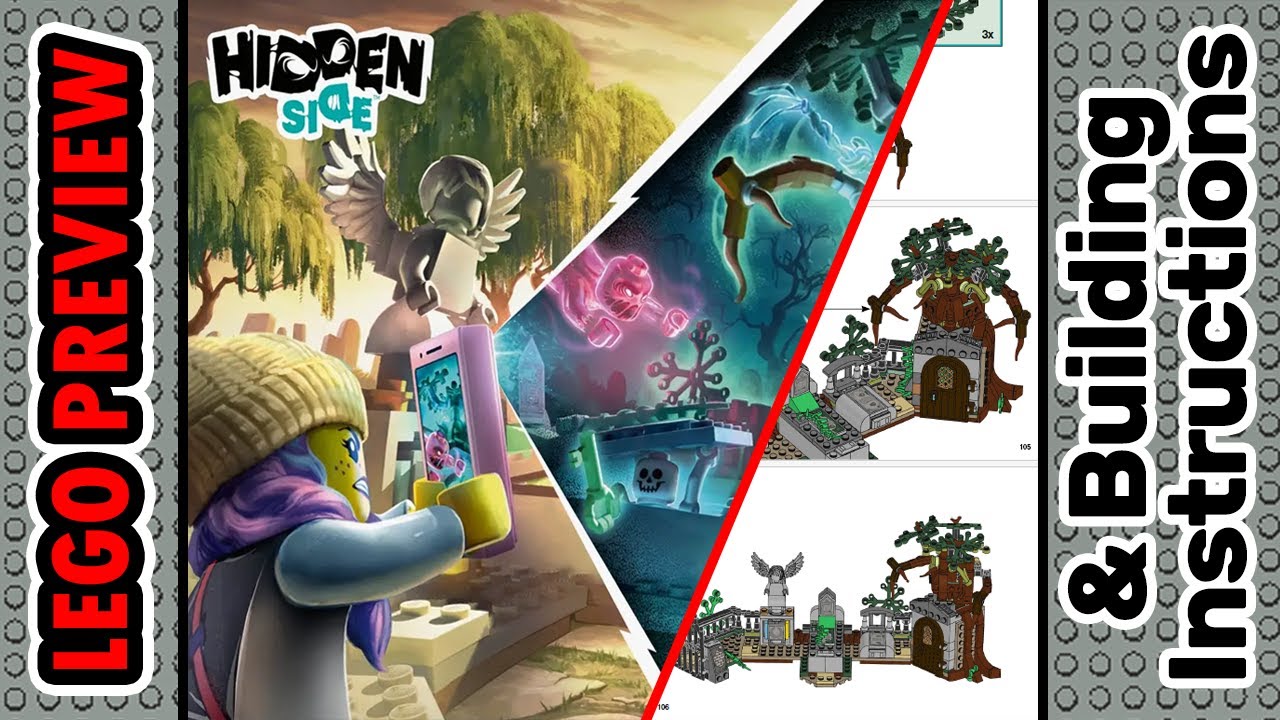 PREVIEW: 70420, LEGO Hidden Side​, Graveyard Mystery​ & Building Instructions! LEGO 2019