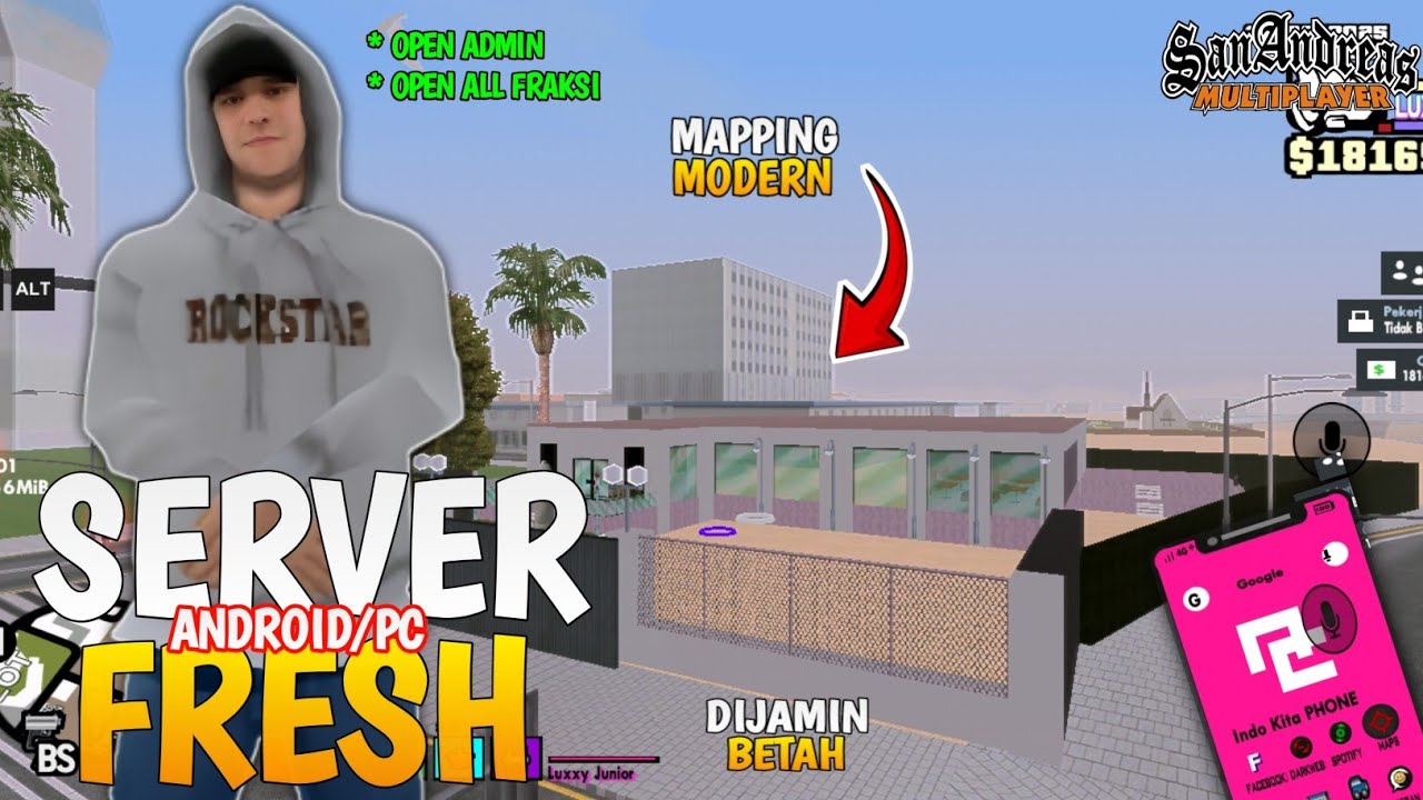 SERVER SAMP TERBARU 2025  NUANSA BARU WARGA BARU DAPAT VIP REVIEW SERVER GTA SAMP ROLEPLAY INDONESIA