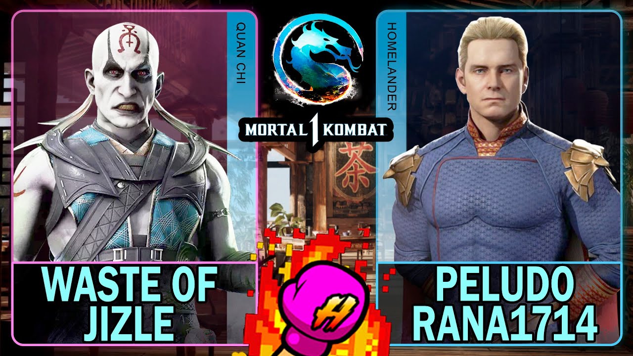 MK1 Waste Of Jizle (QUAN CHI) VS Peludo Rana1714 (HOMELANDER)🥊Mortal Kombat 1🥊4K 60ᶠᵖˢ