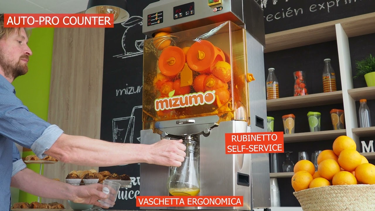 Spremiagrumi AUTO PRO COUNTER | MIZUMO | Automatizzazione Intelligente | Modello self service (IT)