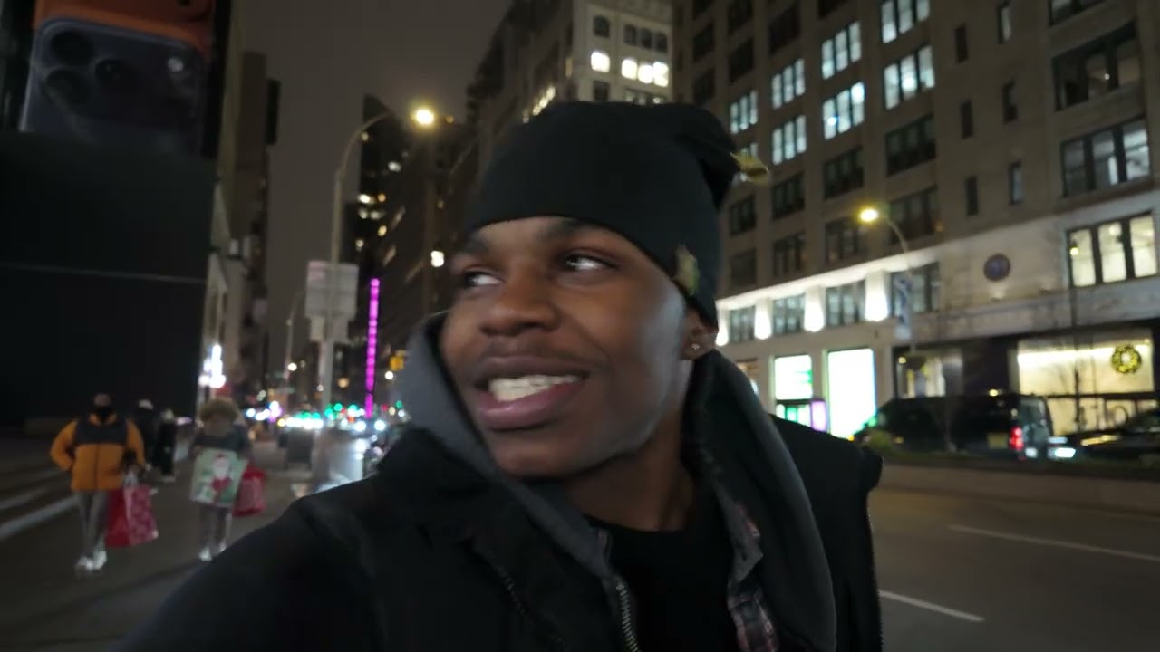 its snowing in nyc.