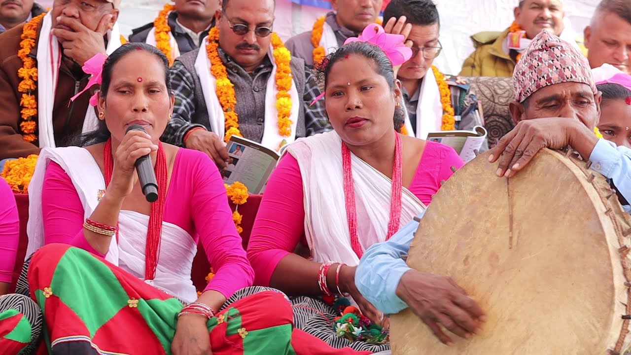 Duck/Dhamar Song of Tharu Caste,थारु जातीको डक/ढमार गीतः–डेखो आईगैइल