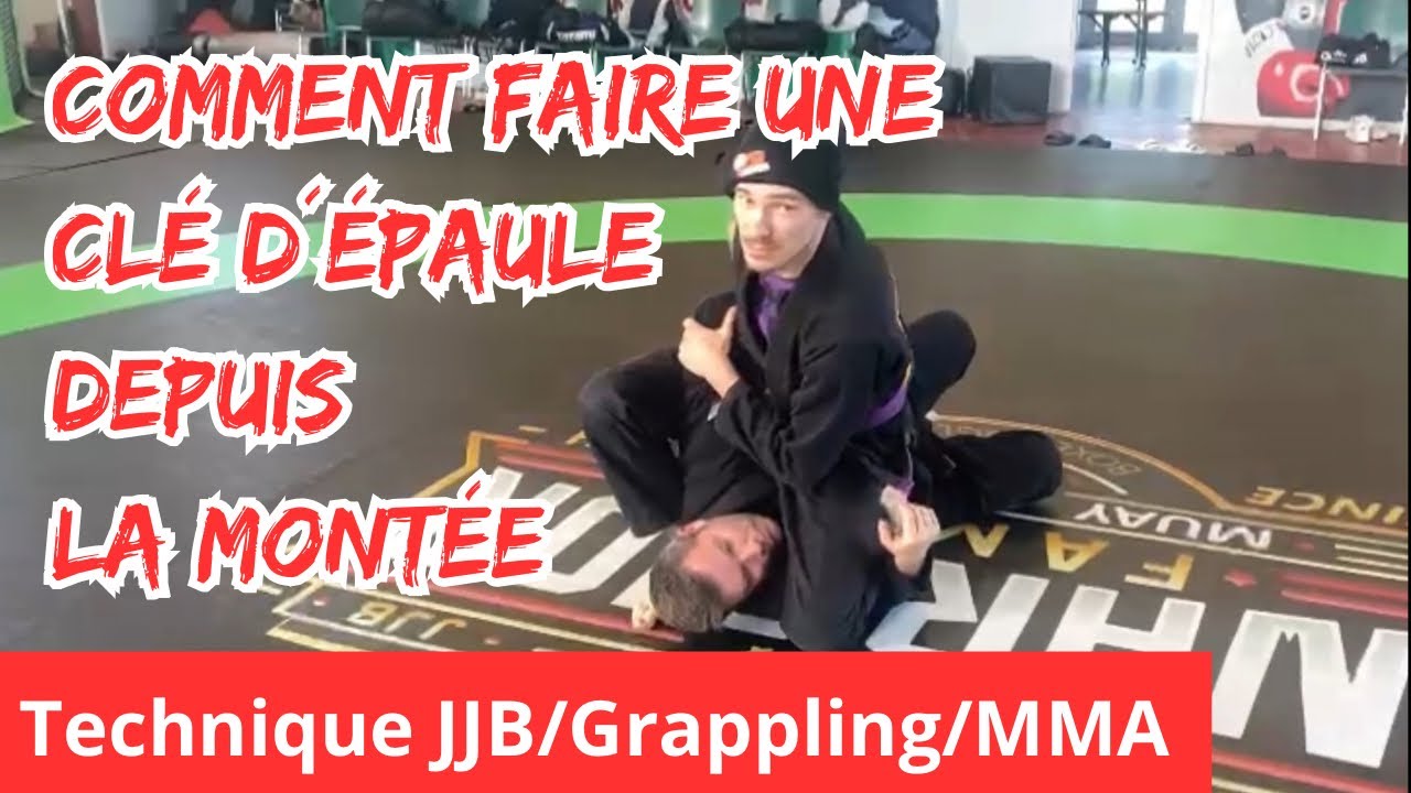 Comment faire une clé d’épaule depuis la montée (omoplata)