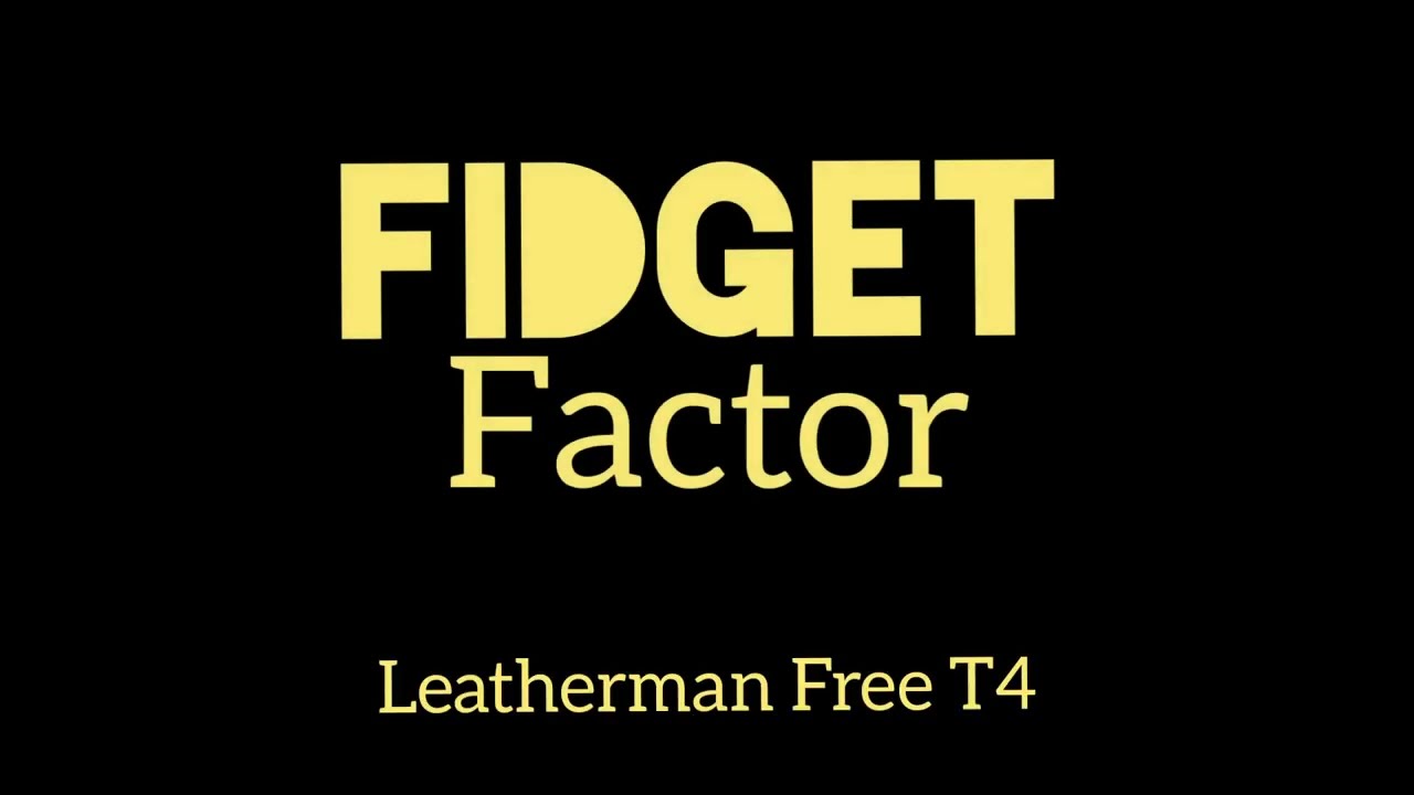 Leatherman Free T4 (Fidget Factor Series) @ericcantocorner4517