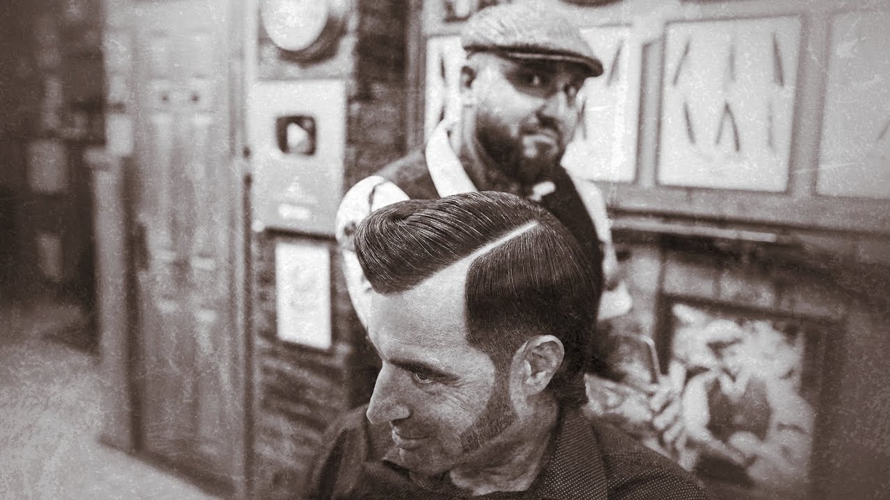 💈 ASMR - Satisfying classic 50's men haircut