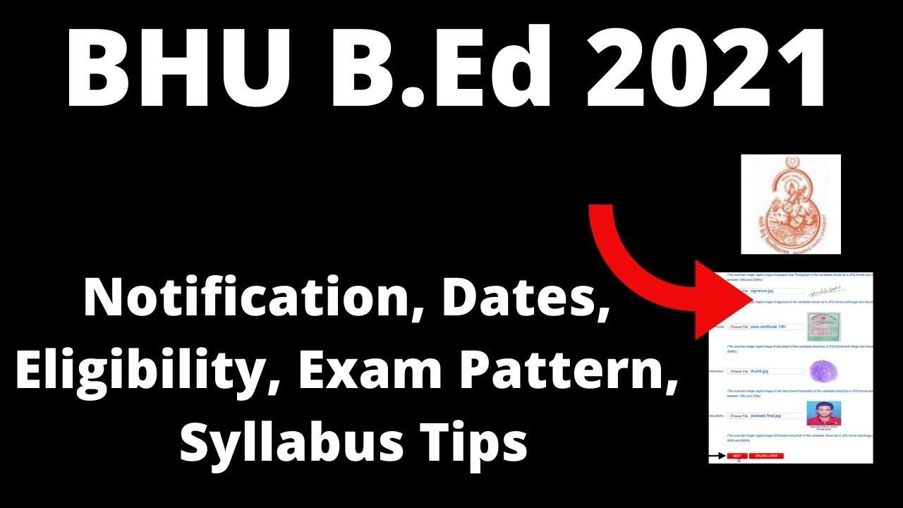 BHU B.Ed 2021: Application Form, Pattern, Eligibility Criteria, Syllabus, Preparation Tips