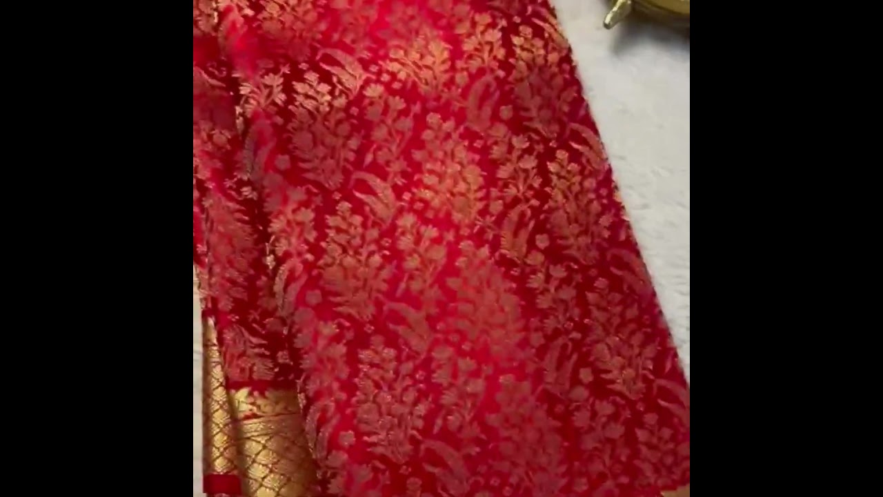 Mysore Brocade RED Color Silk sarees #mysoresilksareesatlowprice #silkclothing #saree