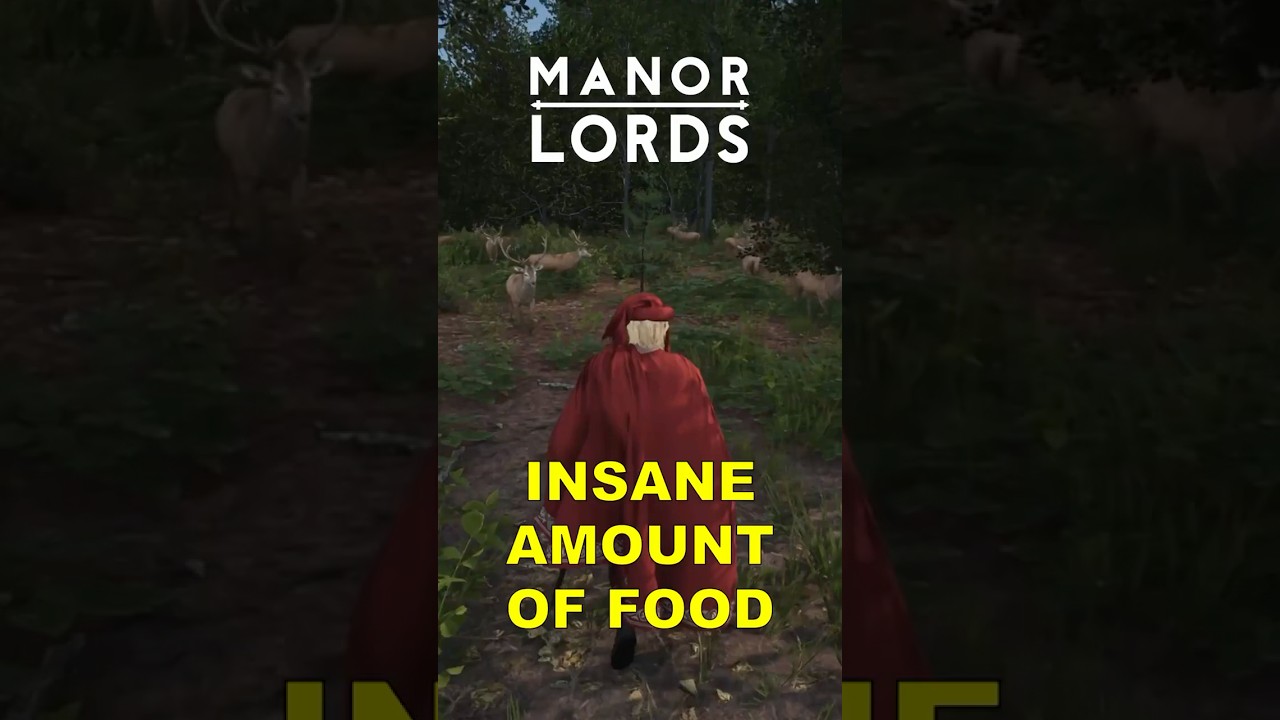 MAXIMIZE Your Manor Lords FOOD Production With This Simple Trick 
