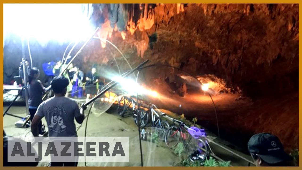 🇹🇭 Cave search for trapped Thailand football team reaches fourth day | Al Jazeera English