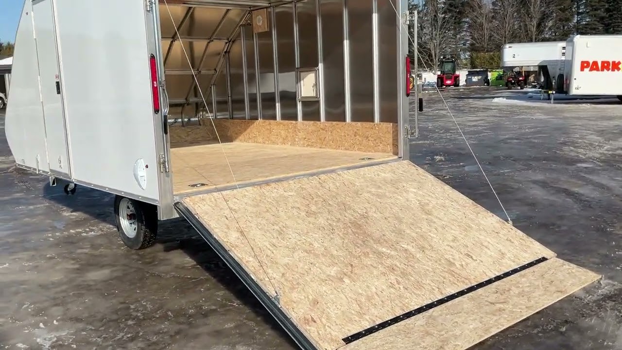 2026 XCel 12x101 All Aluminum Deckover Snowmobile Trailer