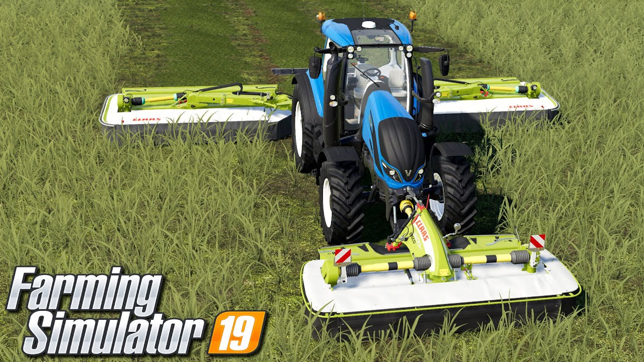 Koszenie i zgrabianie trawy - Farming Simulator 19 | #13