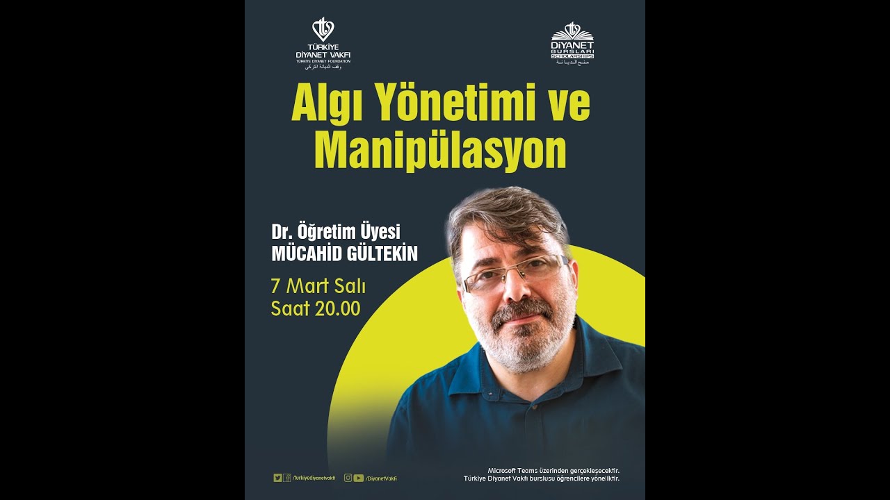 ALGI YÖNETİMİ VE MANİPÜLASYON - I / DR. MÜCAHİT GÜLTEKİN