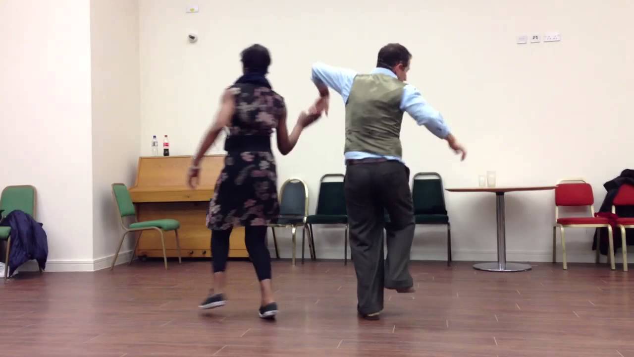 Advanced Lindy Hop Lesson with Scott and Trisha