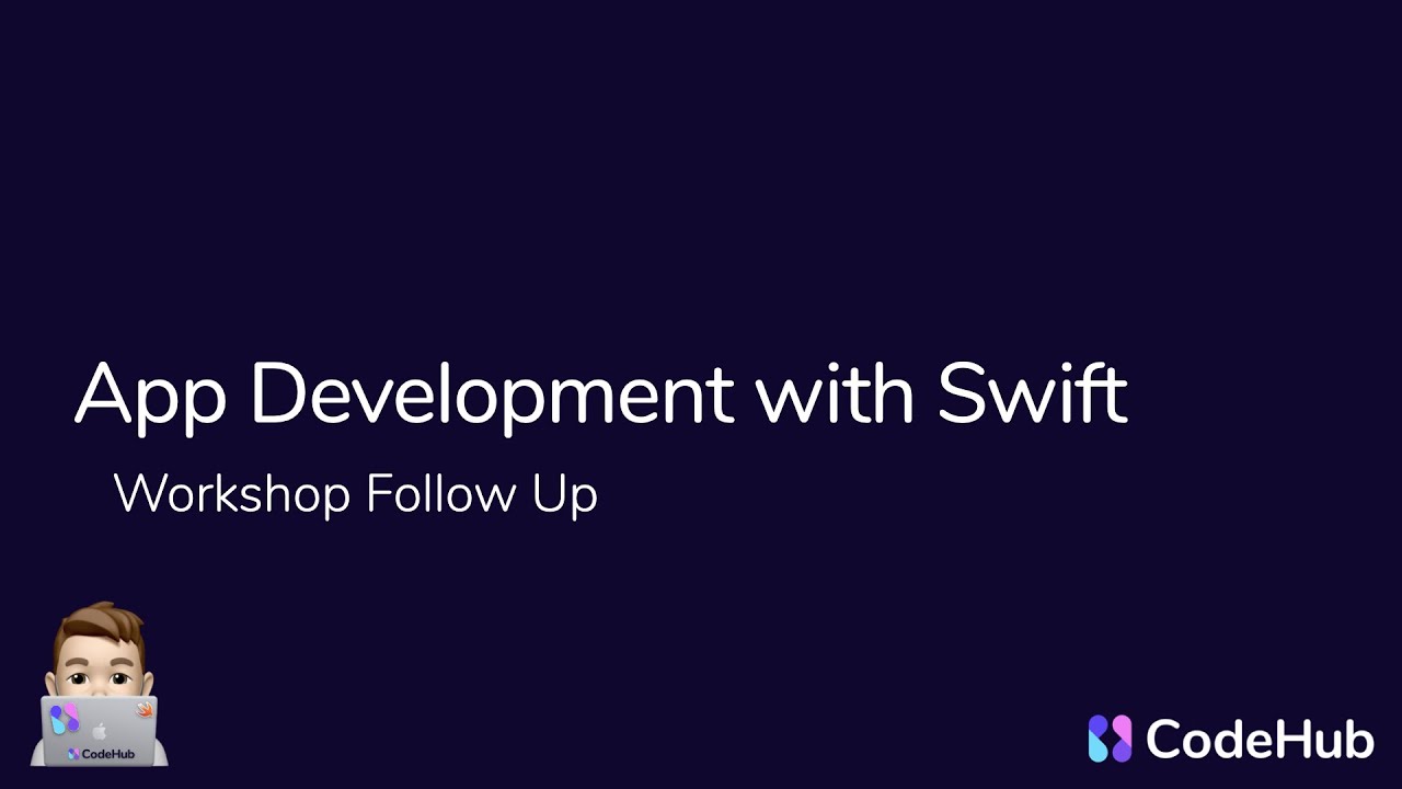 July 2021 App Development Workshop Extras