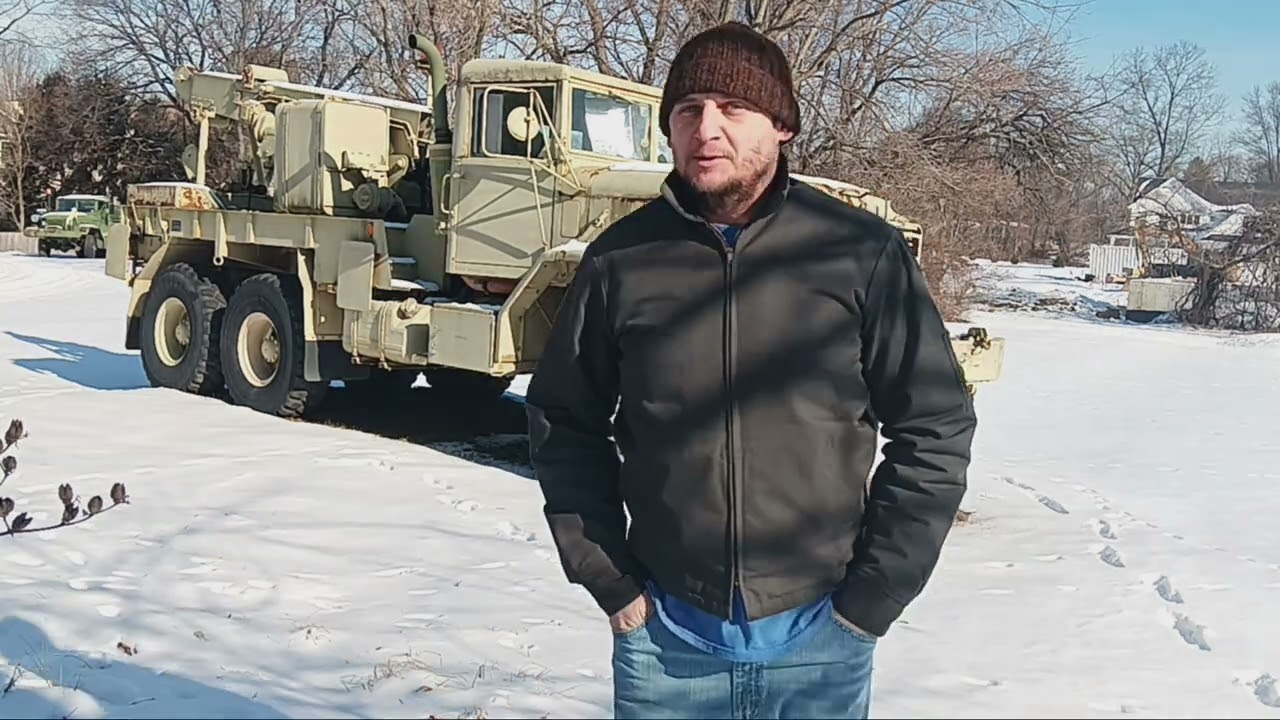 Ultamite  cold start. Military Wrecker M936. -1* out M35a2 also .