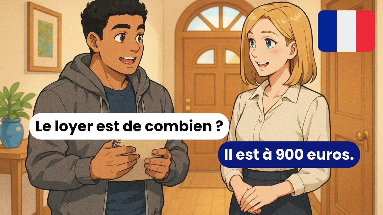 20 minutes of French Listening Practice for Beginners (A1–A2) | 12 Home and Shared Living Dialogues