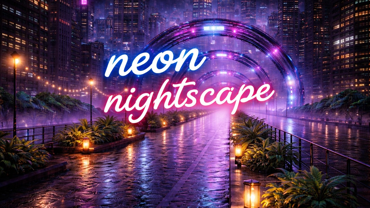 Chill Sessions 4 – Neon Nightscape | Modern Electronic Music for Focus & Relaxation