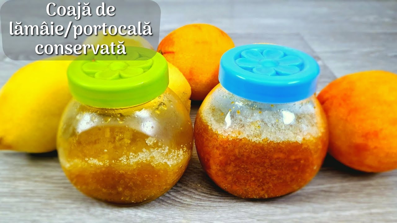Cum conservam coaja de lamaie si de portocala - arome naturale la borcan