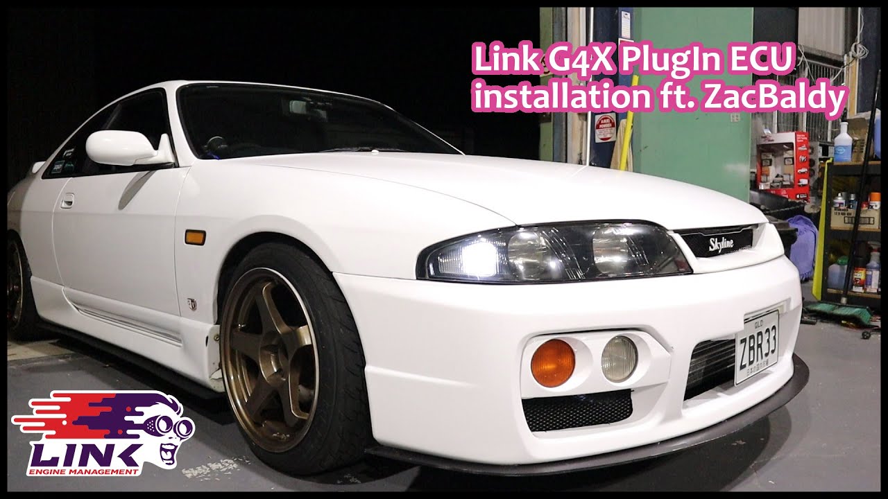 Link G4X Plug In ECU Installation - ft. ZacBaldy R33 GTST