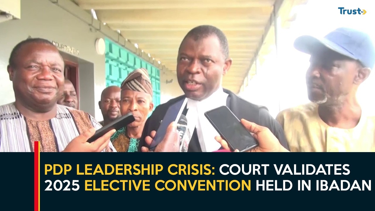 PDP Leadership Crisis: Court Validates 2025 Elective Convention Held In Ibadan