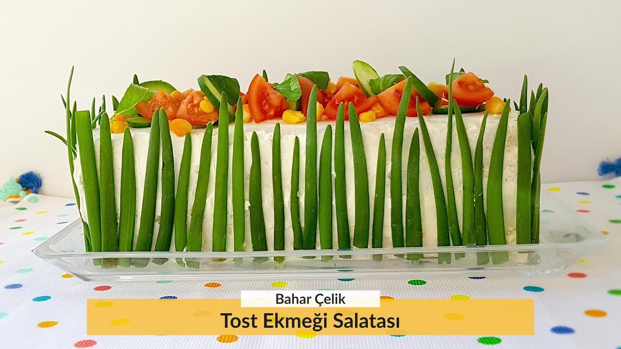 Tost Ekmeği Salatası Nasıl Yapılır? Salata Tarifi - Bir Dilim Lezzet