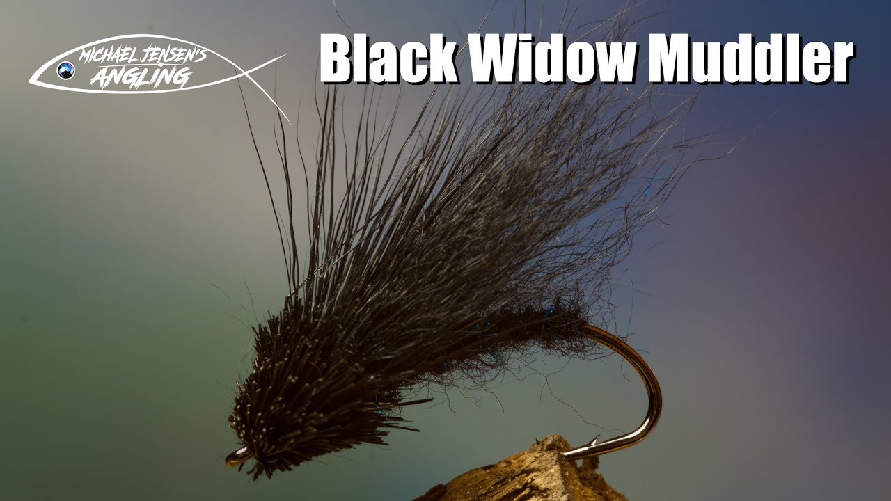 Black Widow Muddler - streamer and saltwater fly tying