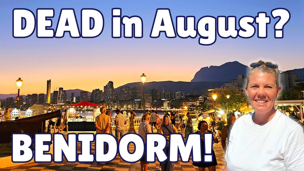 Benidorm = Less Brits but old town packed