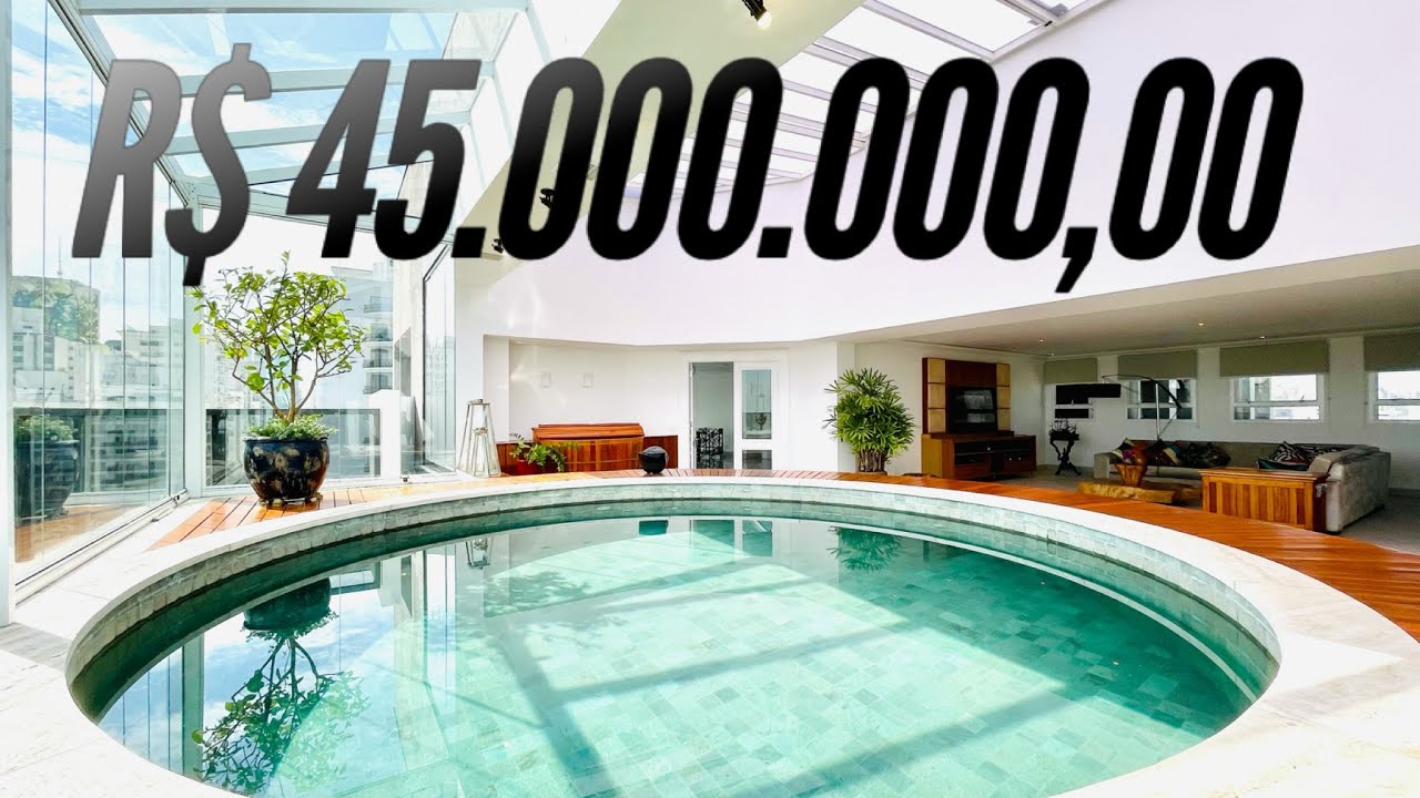 COBERTURA TRIPLEX DE CINEMA À VENDA NOS JARDINS EM SÃO PAULO POR R$ 45,000,000,00 - DALTON NEMAN