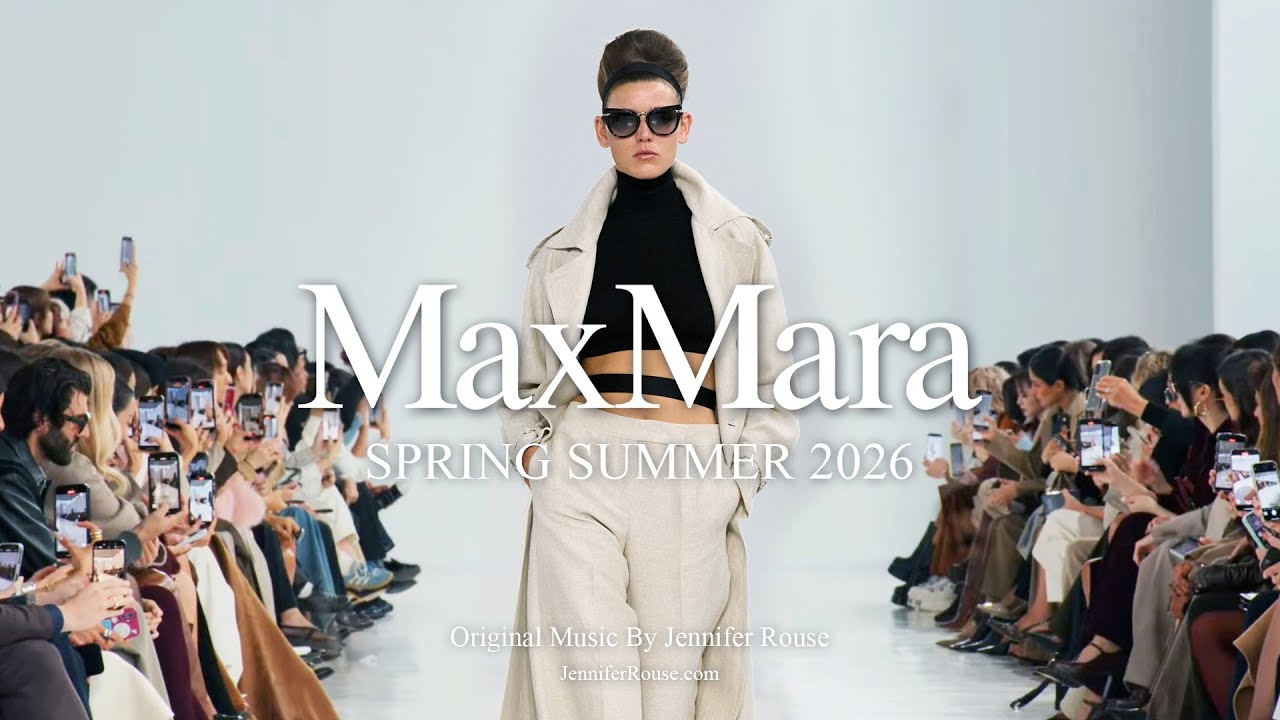 Показ коллекции MAX MARA весна/лето 2026 — оригинальная музыка Дженнифер Рауз