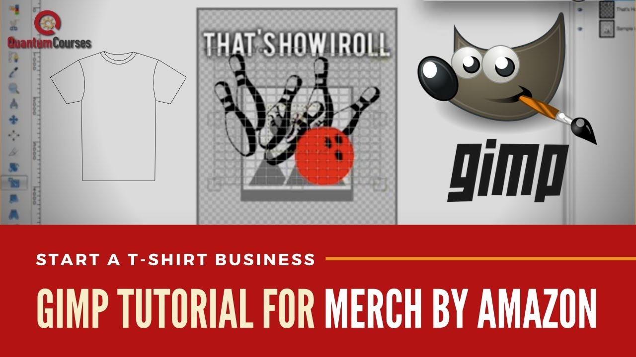 How To Use GIMP For Merch By Amazon