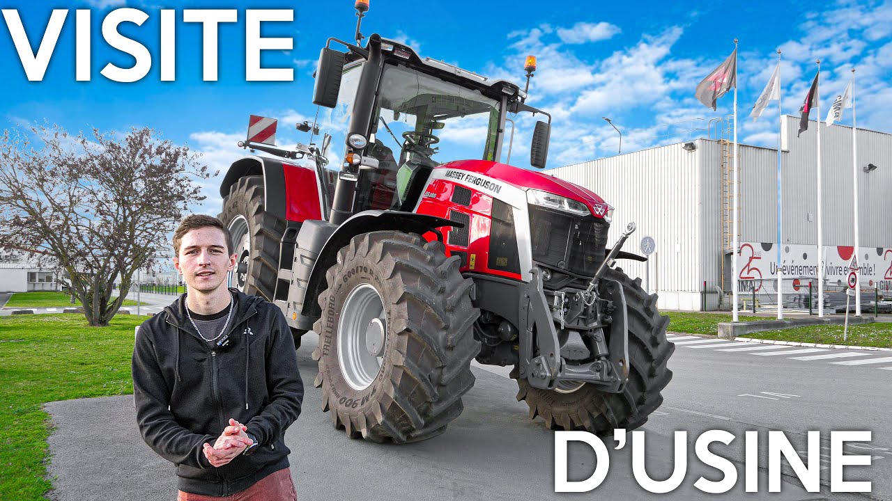 1 Journée pour visiter cette USINE DE TRACTEUR ! AGCO