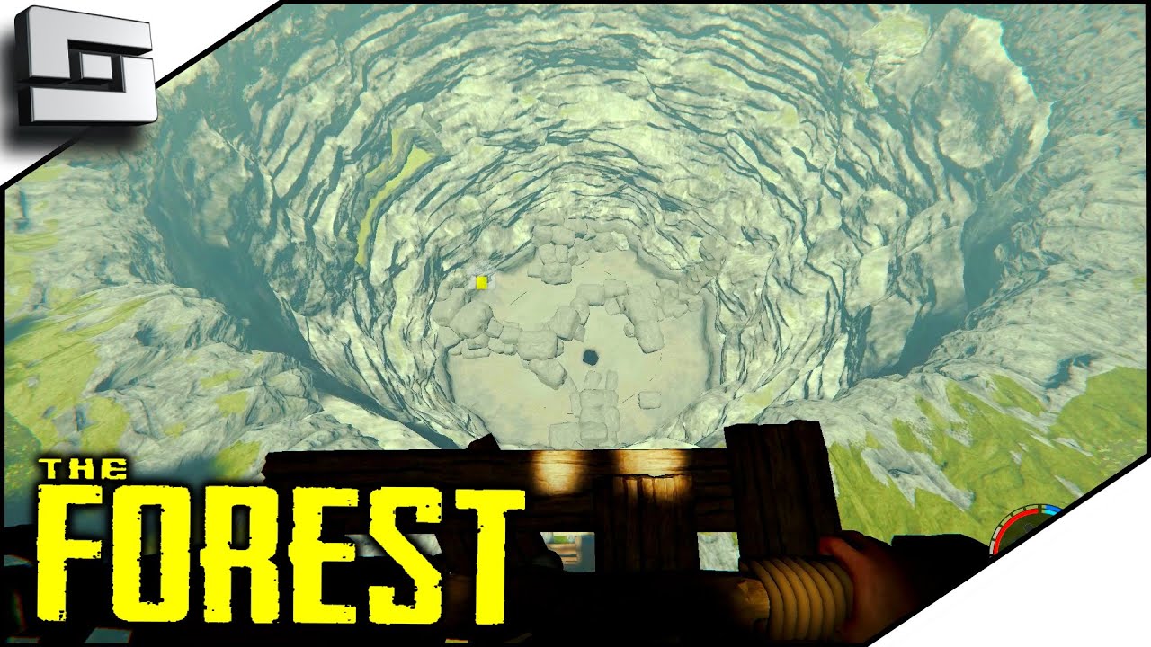 Can I Survive FLYING Into THE SINKHOLE In The Forest! E13