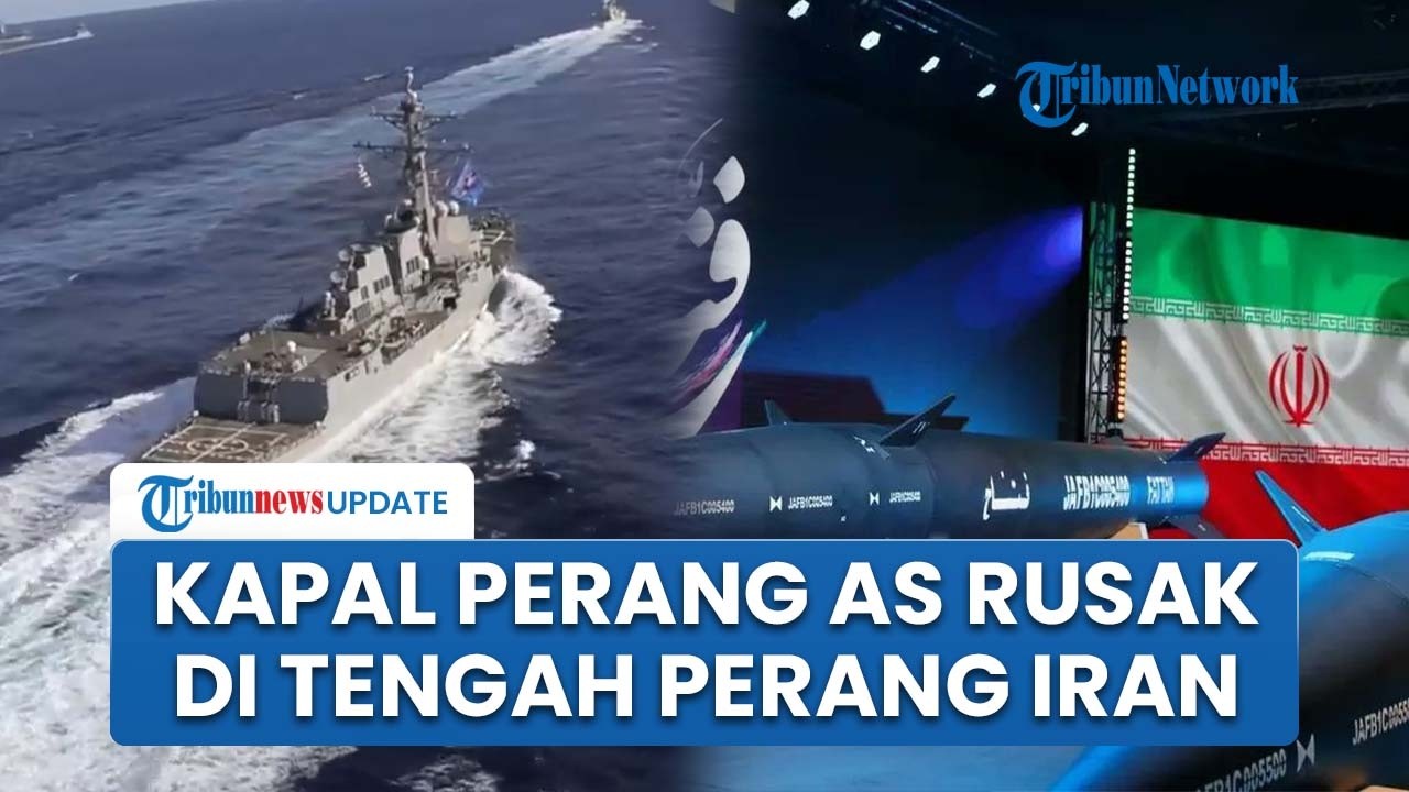 Rangkuman Perang Timur Tengah: Rudal Iran Balas Kematian Larijani, Kapal Tempur Milik AS Ditarik